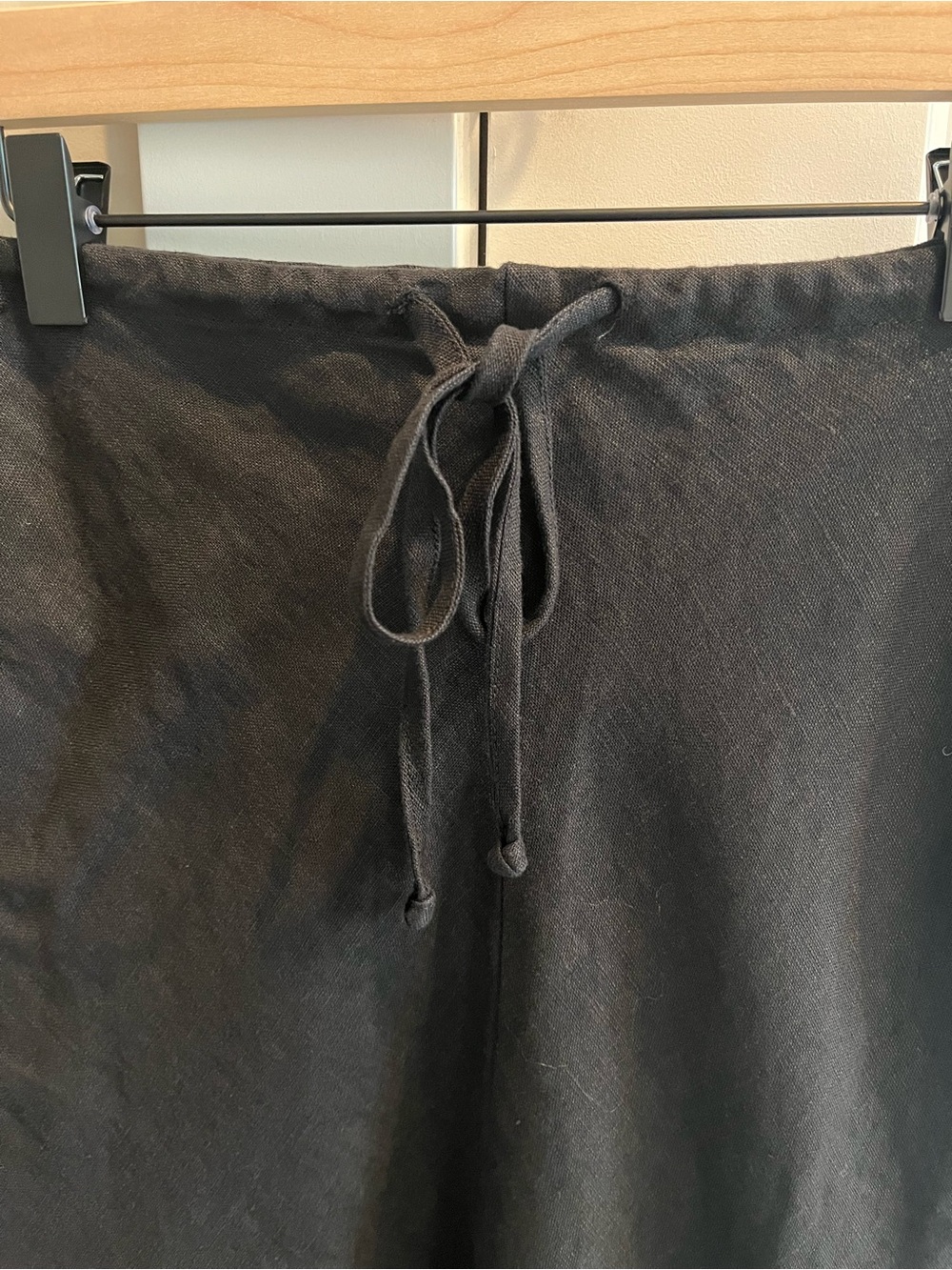 Faithfull The Brand Black Katala 100% Linen Maxi Skirt Medium (NWOT) - Picture 5 of 6